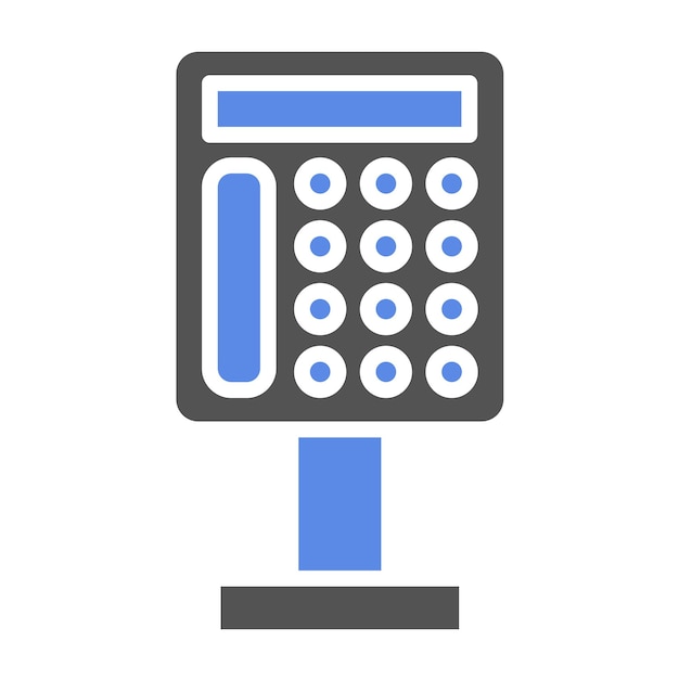 Vector design payphone icon style