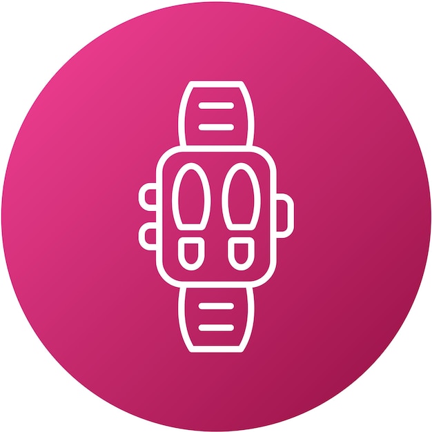 Vector vector design pedometer icon style