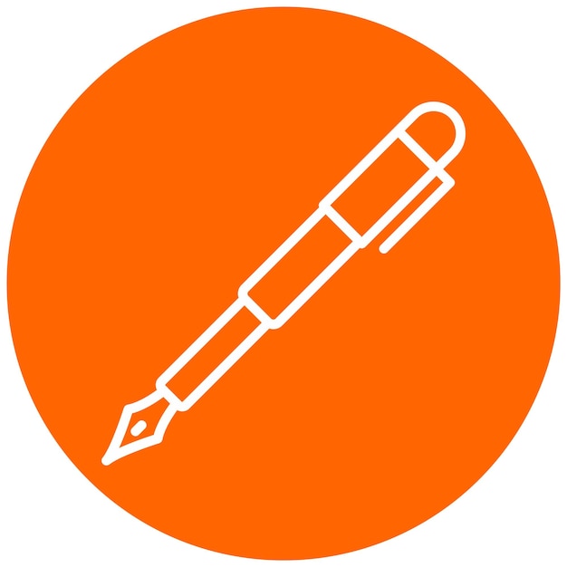 Vector Design Pen Icon Style