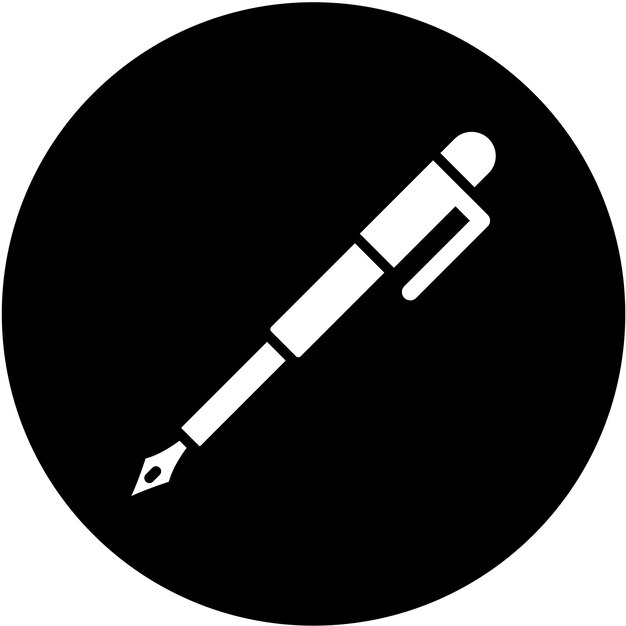 Vector Design Pen Icon Style