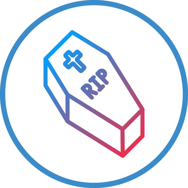 Vector Design People Coffin Icon Style