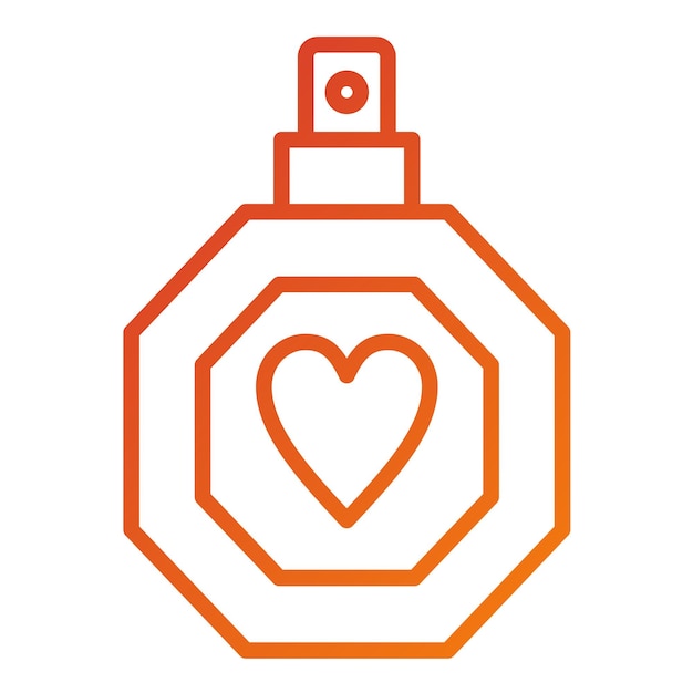 Vector Design Perfume Icon Style