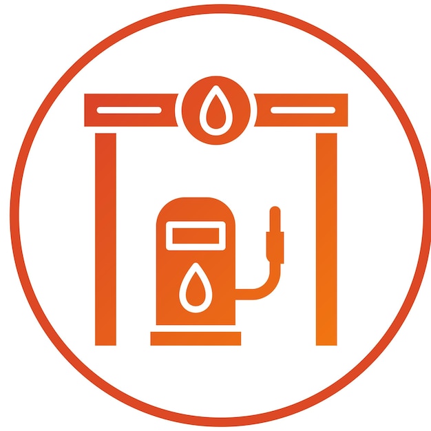 Vector vector design petrol station icon style