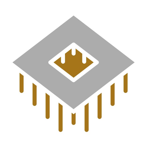 Векторный дизайн PGA Socket Icon Style