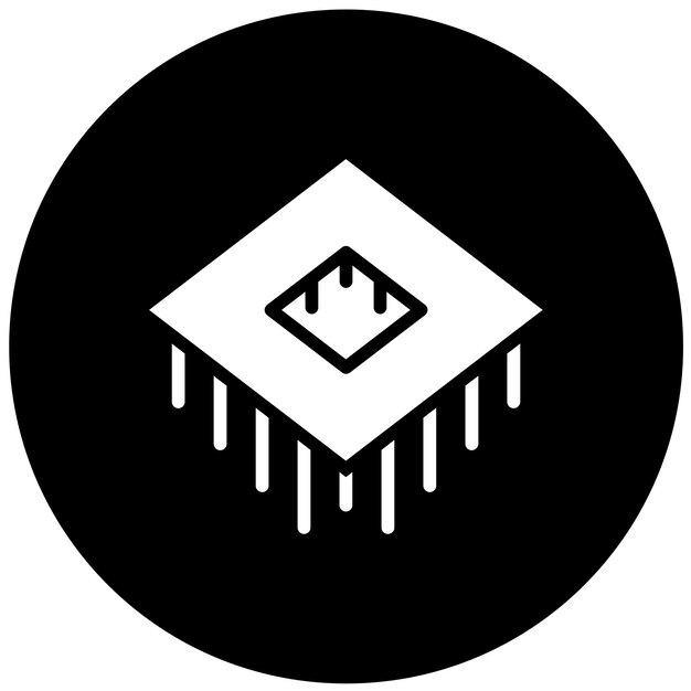 터 디자인 PGA 소켓 아이콘 스타일