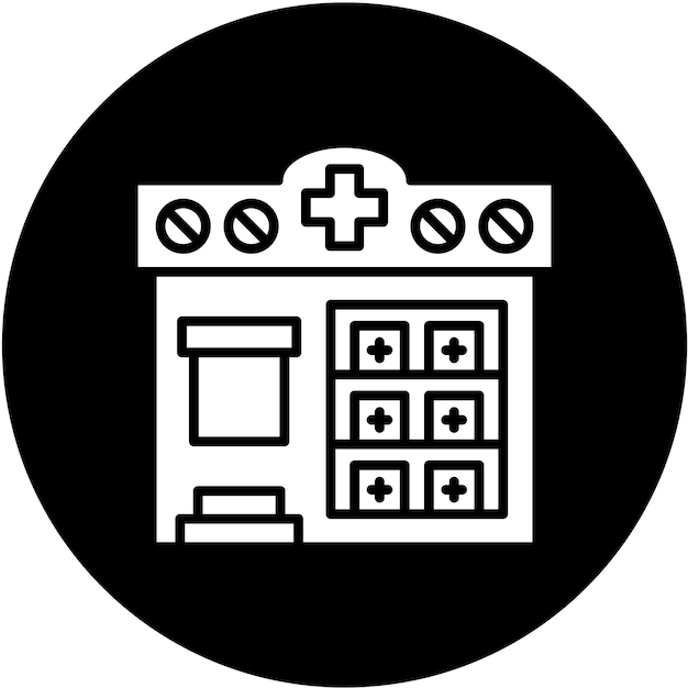 Vector Design Pharmacy Icon Style