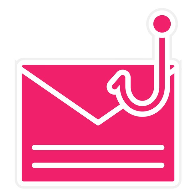 Vector vector design phishing email icon style