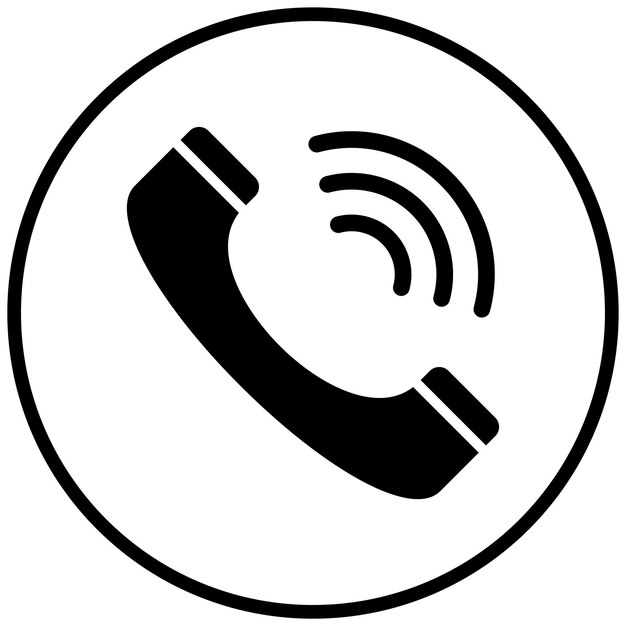 vector design phone dial icon style