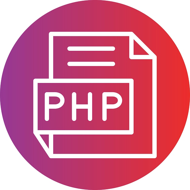 터 디자인 PHP 아이콘 스타일