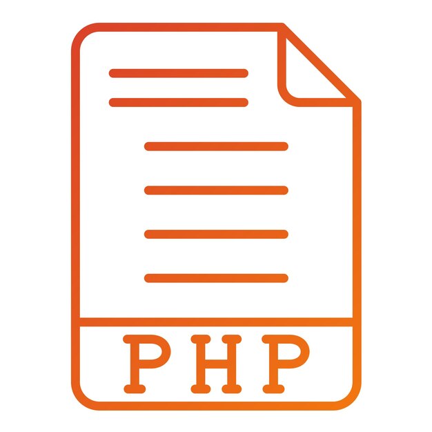 터 디자인 PHP 아이콘 스타일