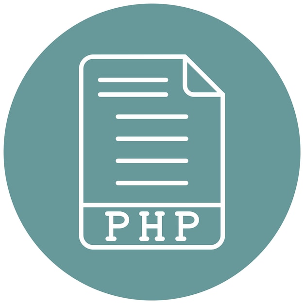 터 디자인 PHP 아이콘 스타일