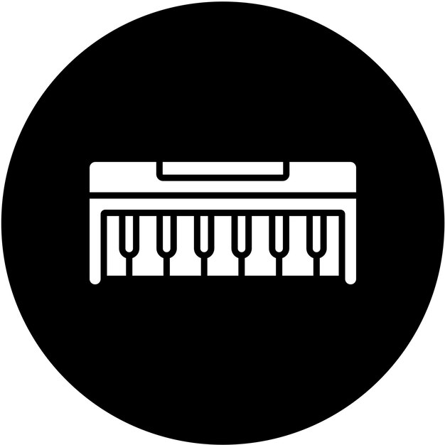 Vector vector design piano icon style