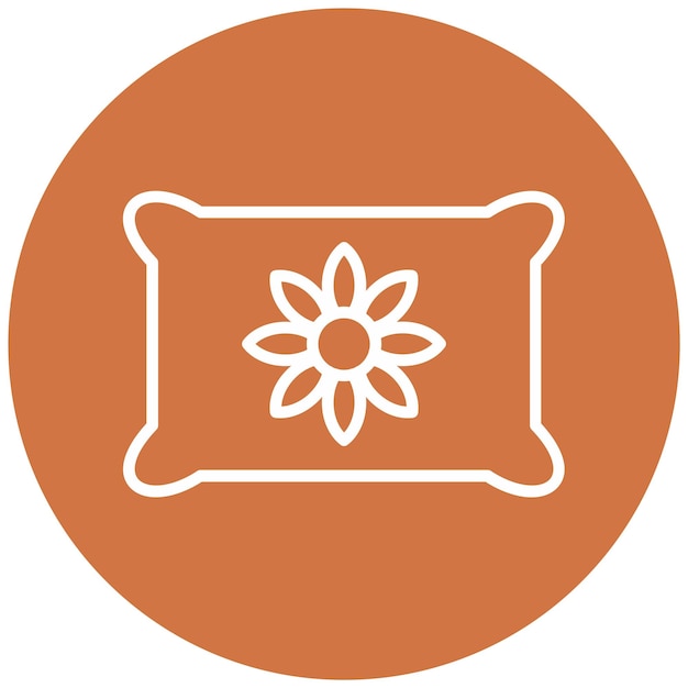 Vector Design Pillow Icon Style