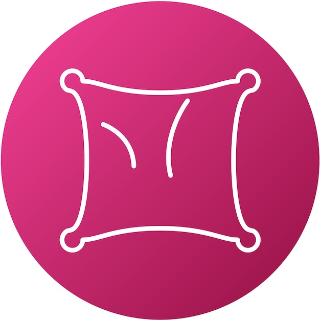 Vector Design Pillow Icon Style