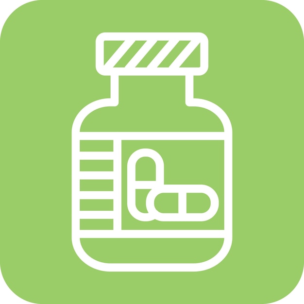 Vector vector design pills bottle icon stijl