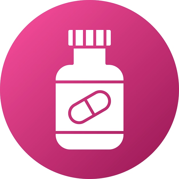 Vector vector design pills bottle icon stijl