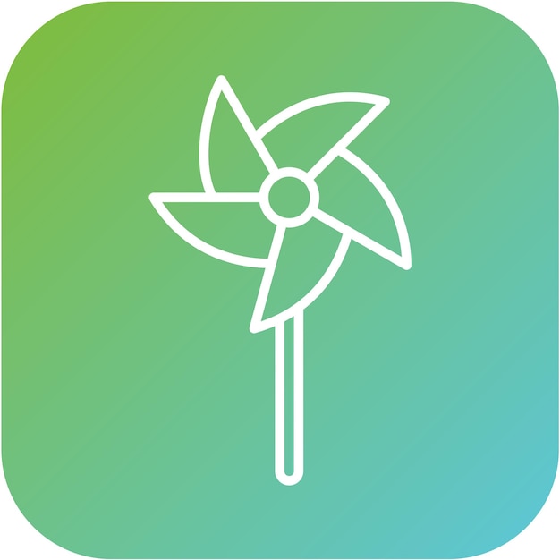 Vector vector design pinwheel icon style