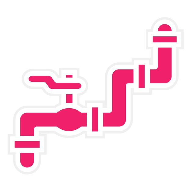 Vector vector design pipe icon style