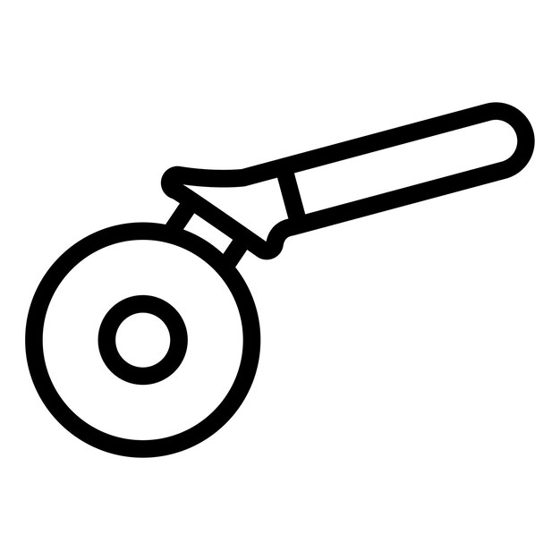 Vector Design Pizza Cutter Icon Style