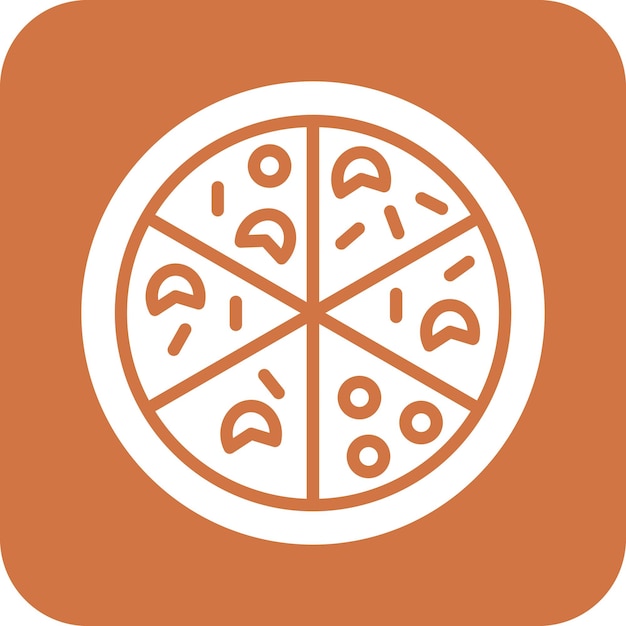 Vector vector design pizza icon style