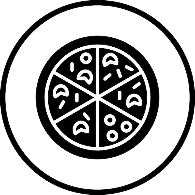 Vector vector design pizza icon style