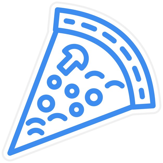 Vector vector design pizza slice icon style