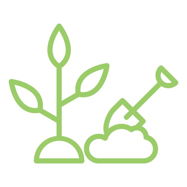 Vector Design Planting Icon Style