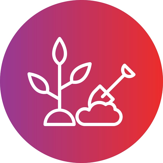 Vector Design Planting Icon Style