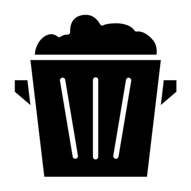 Vector vector design popcorn bag icon style