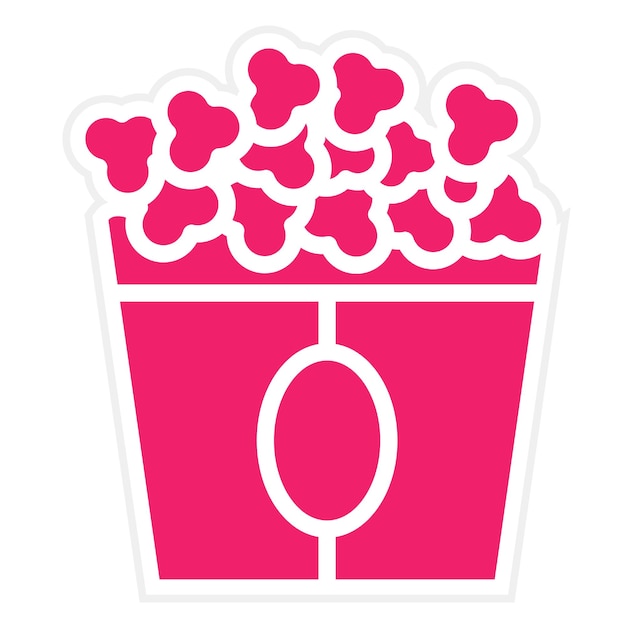 Vector vector design popcorn kettle icon style