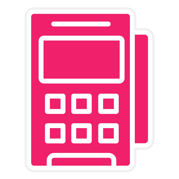 ベクトルデザイン Pos ターミナル アイコン スタイル