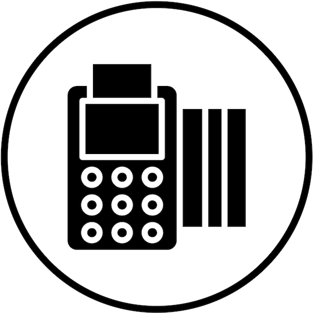 터 디자인 포스 터미널 아이콘 스타일