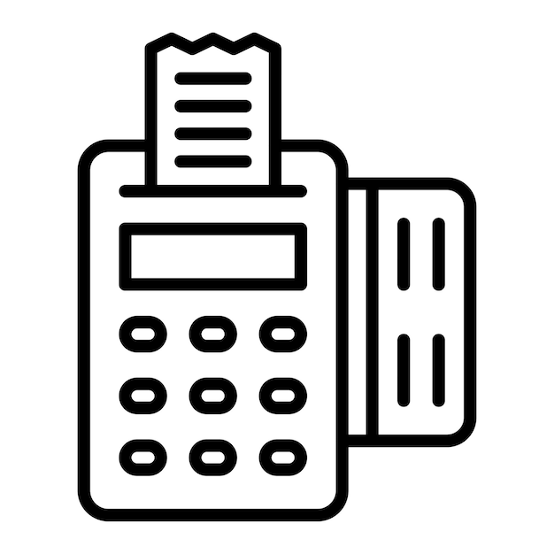 터 디자인 포스 터미널 아이콘 스타일