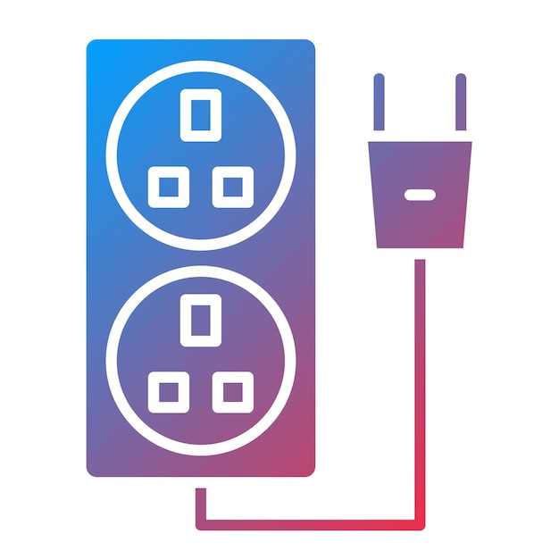 Vector vector design power socket icon style