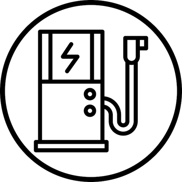 Vector Design Power Station Icon Stijl