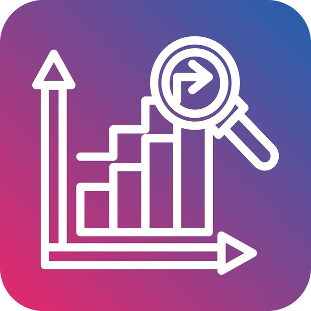 Vector vector design predictive analysis icon style