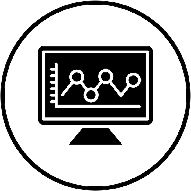 Vector Design Predictive Analysis Icon Style