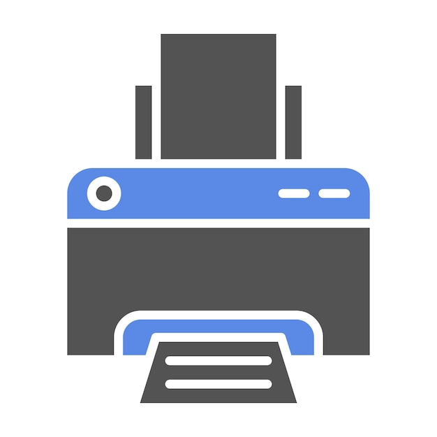 Vector vector design printer icon style