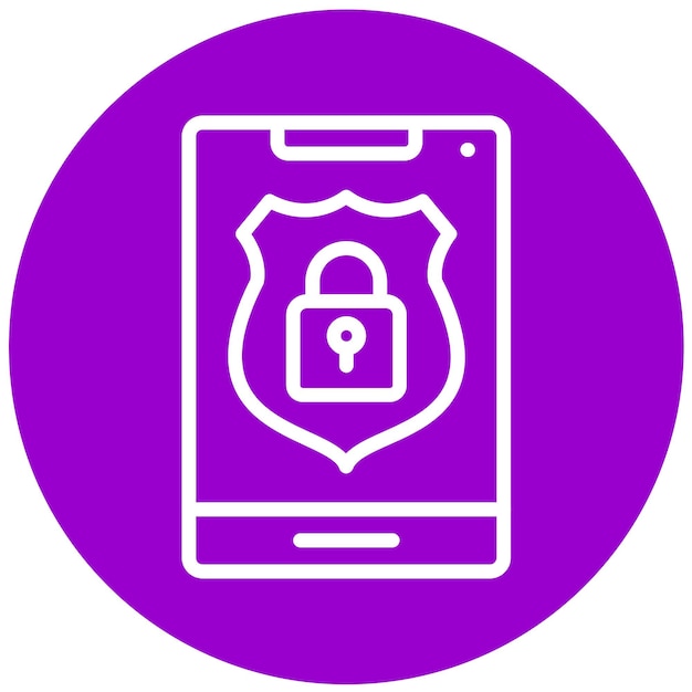 Vector Design Privacy Icon Style