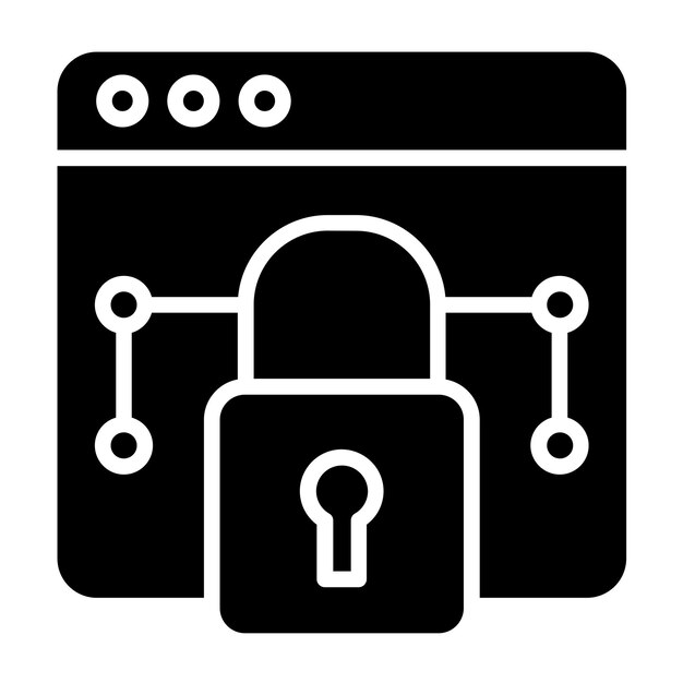 Vector Design Private Network Icon Style