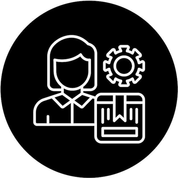 Vector vector design product manager icon style