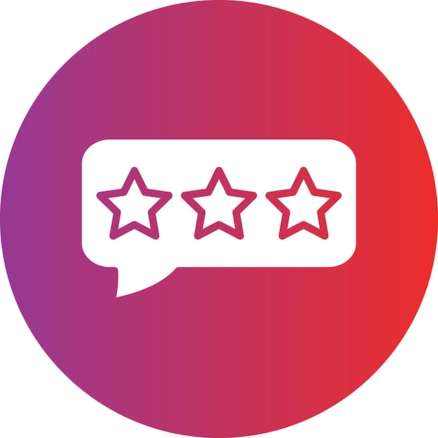 Vector vector design product rating icon style