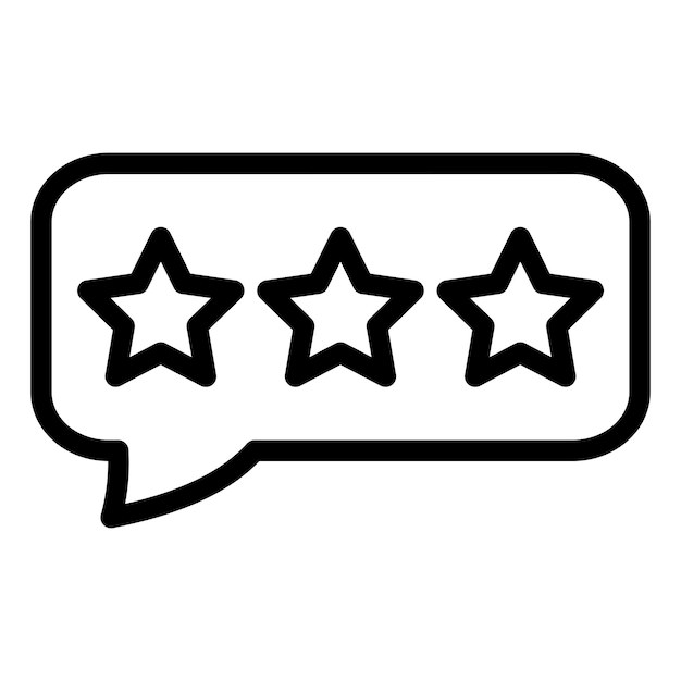 Vector Design Product Rating Icon Style