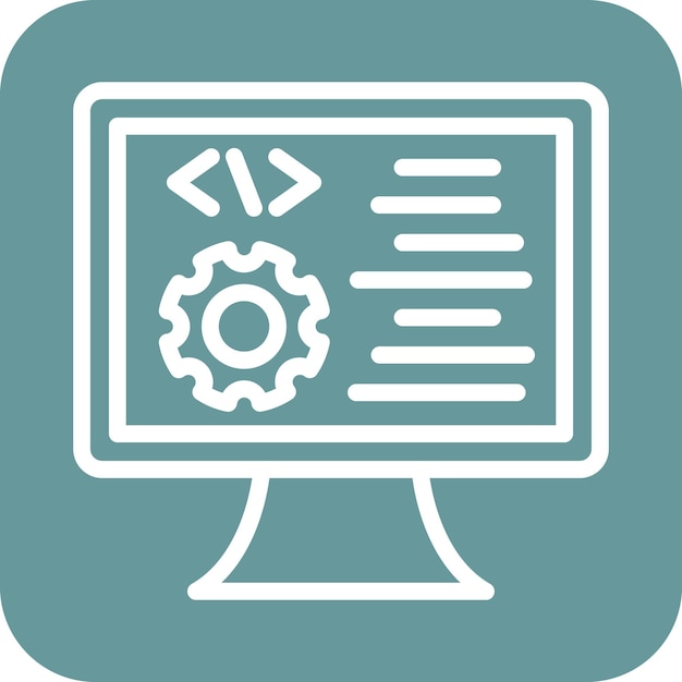 vector design programming icon style
