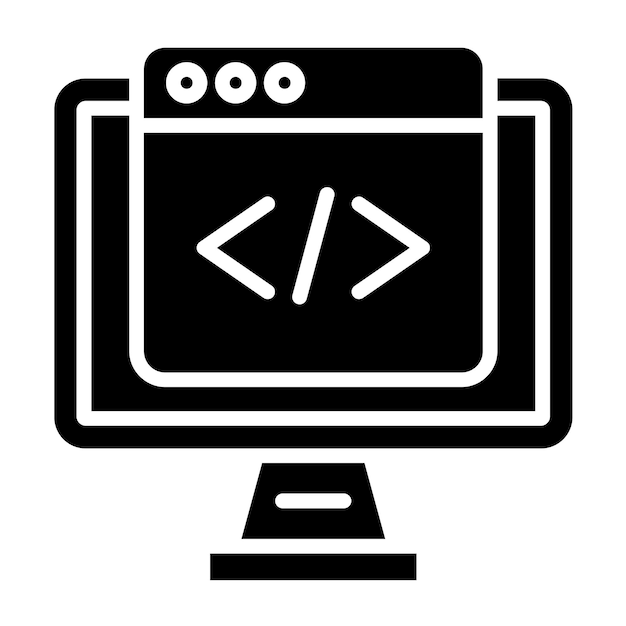 Vector Design Programming Icon Style