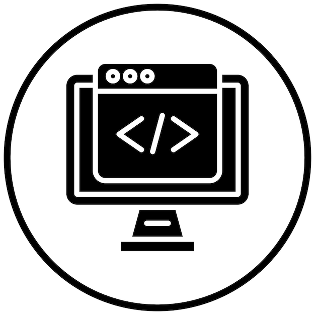 ベクトルデザインプログラミング アイコンスタイル