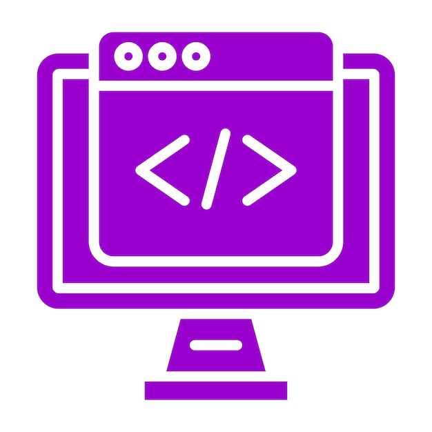 Vector Design Programming Icon Style