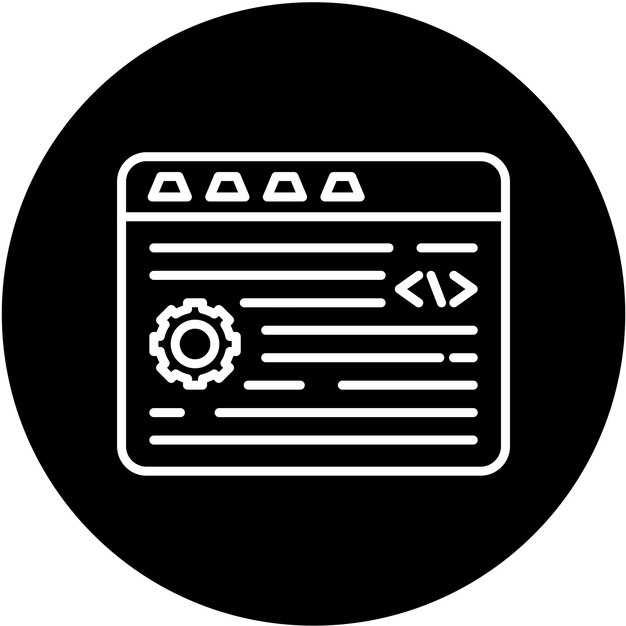 터 디자인 프로그래밍 아이콘 스타일