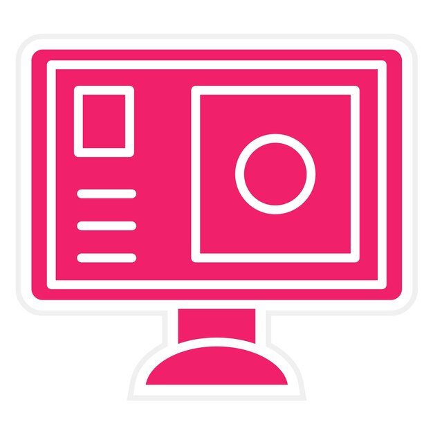 Vector Design Project Dashboard Icon Stijl