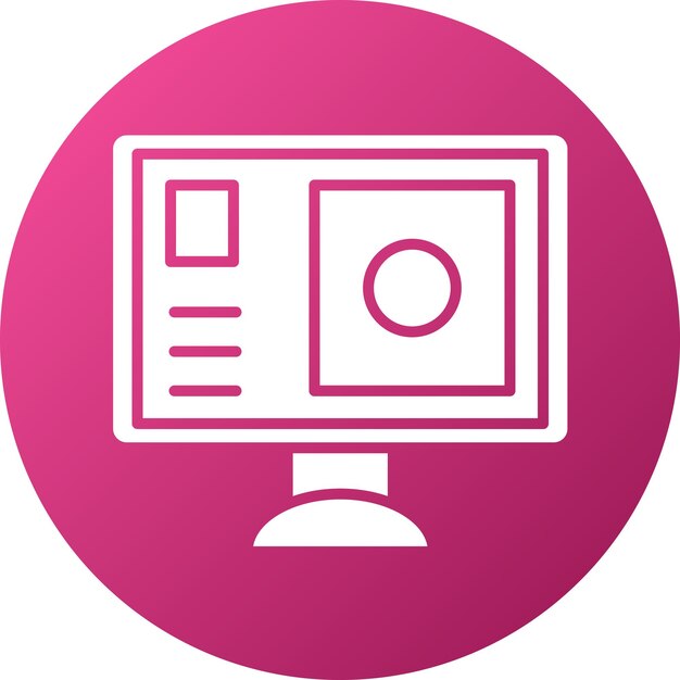 Vector Design Project Dashboard Icon Stijl